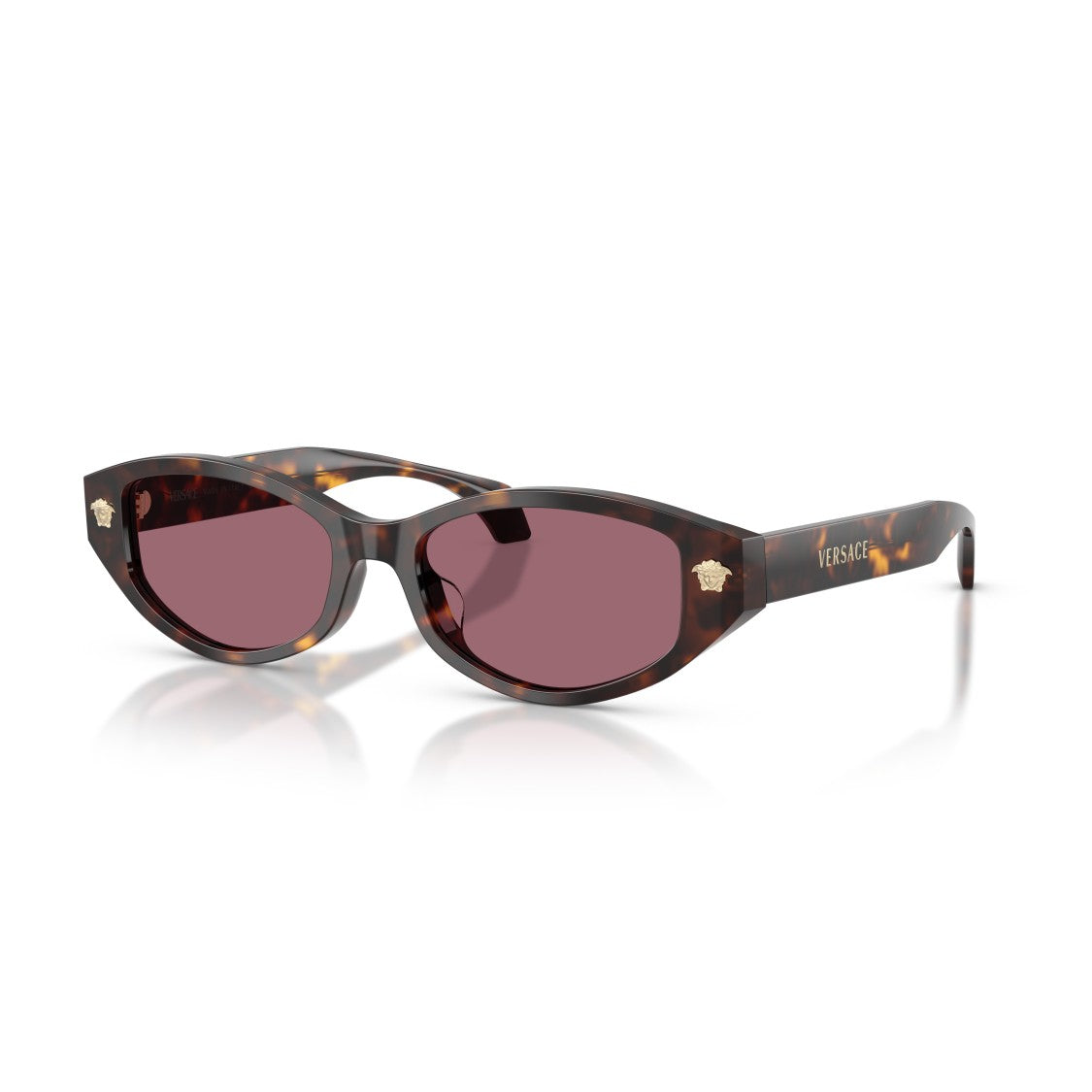 Versace 0Ve4512d Tortoiseshell Acetate Oval Sunglasses