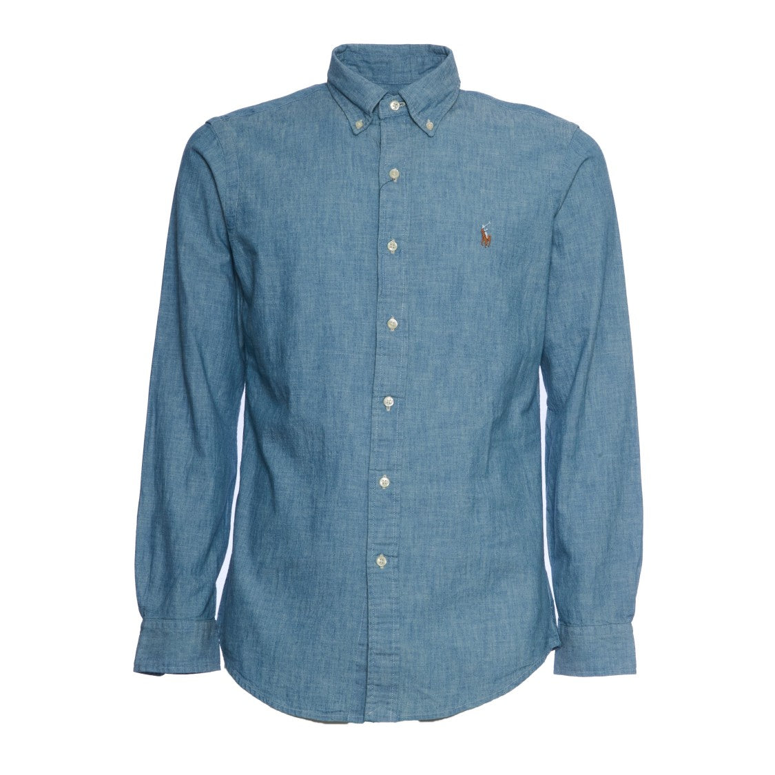 Polo Ralph Lauren Camicia In Chambray Custom-Fit