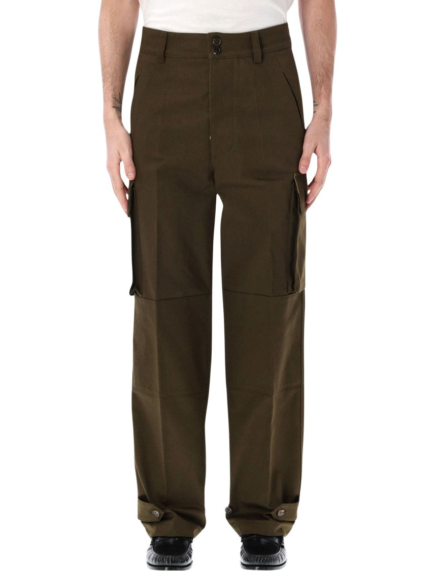 Valentino Garavani Vlogo Signature Cotton Cargo Utility Pants