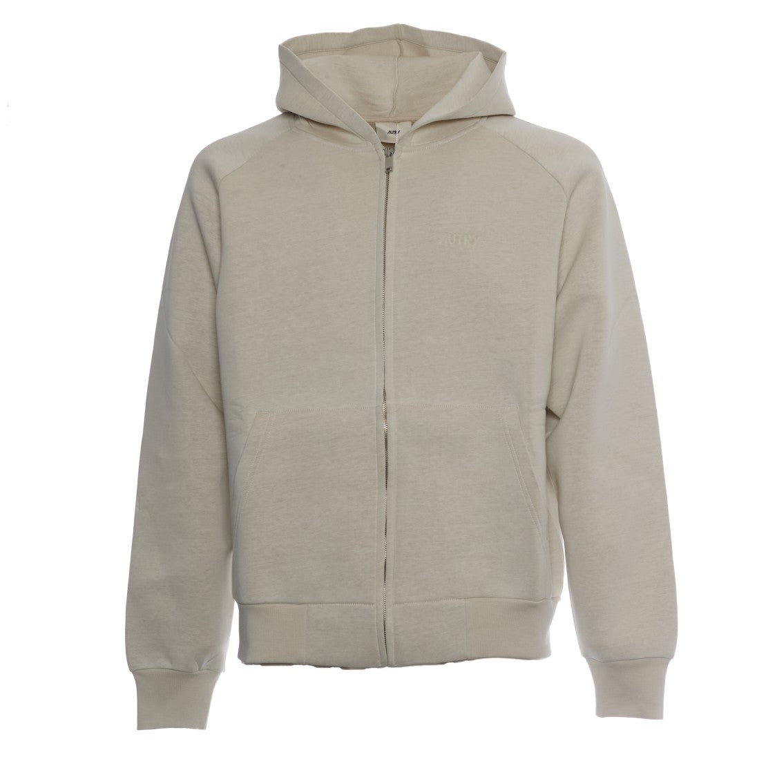 Autry Oversized Neoprene Jacket With Zip Closure And Cozy Hood