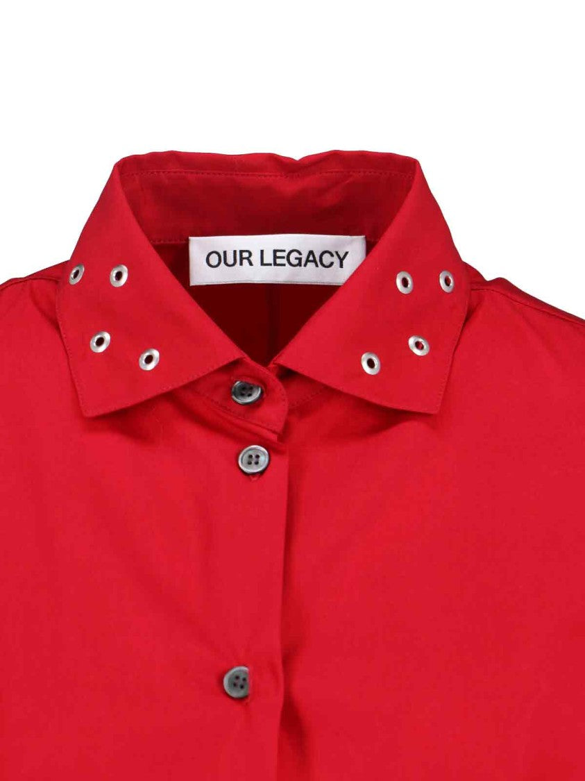 Our Legacy Frock Shirt Dress – Red