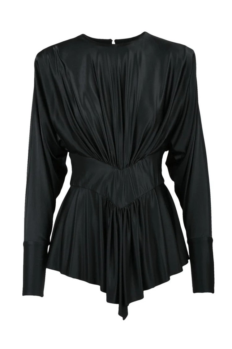 Alexandre Vauthier Asymmetric Lycra Dress - Black
