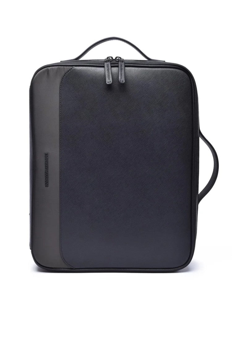 Emporio Armani Polyurethane Backpack - Black