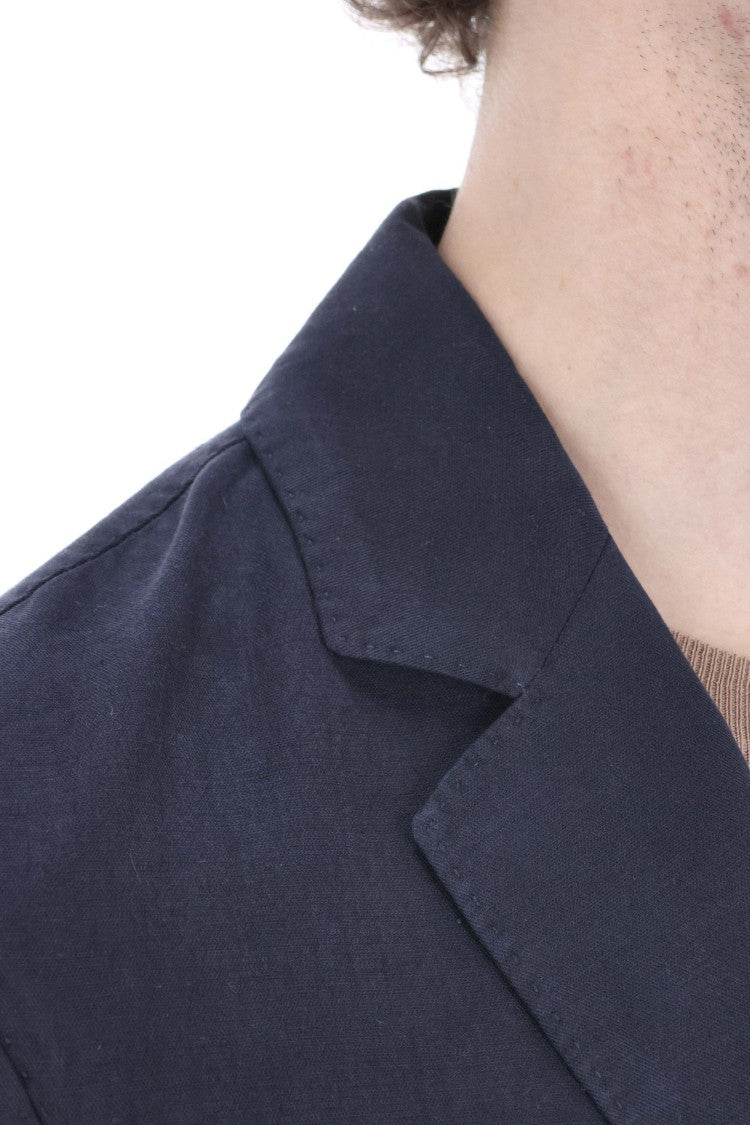 Officine Generale Nehemiah Model Fluid Lyocell-Linen Jacket
