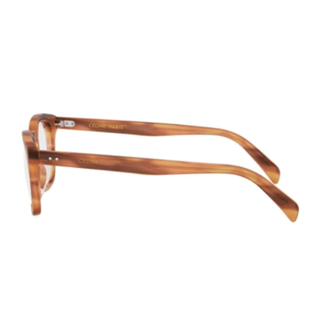 Celine Havana Thin Acetate Refined Square Sunglasses
