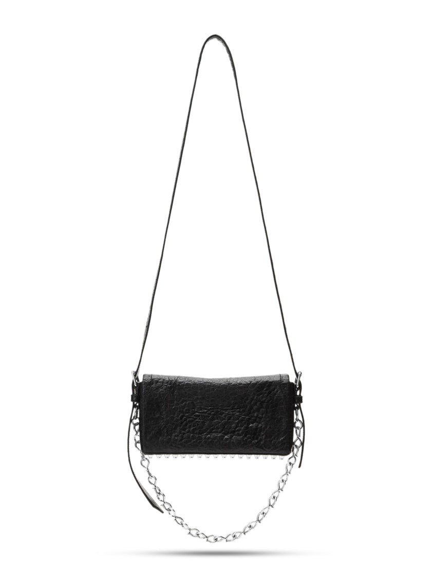 Alexander Wang Crushed Texture Slim Flap Bag With Contemporary Flair