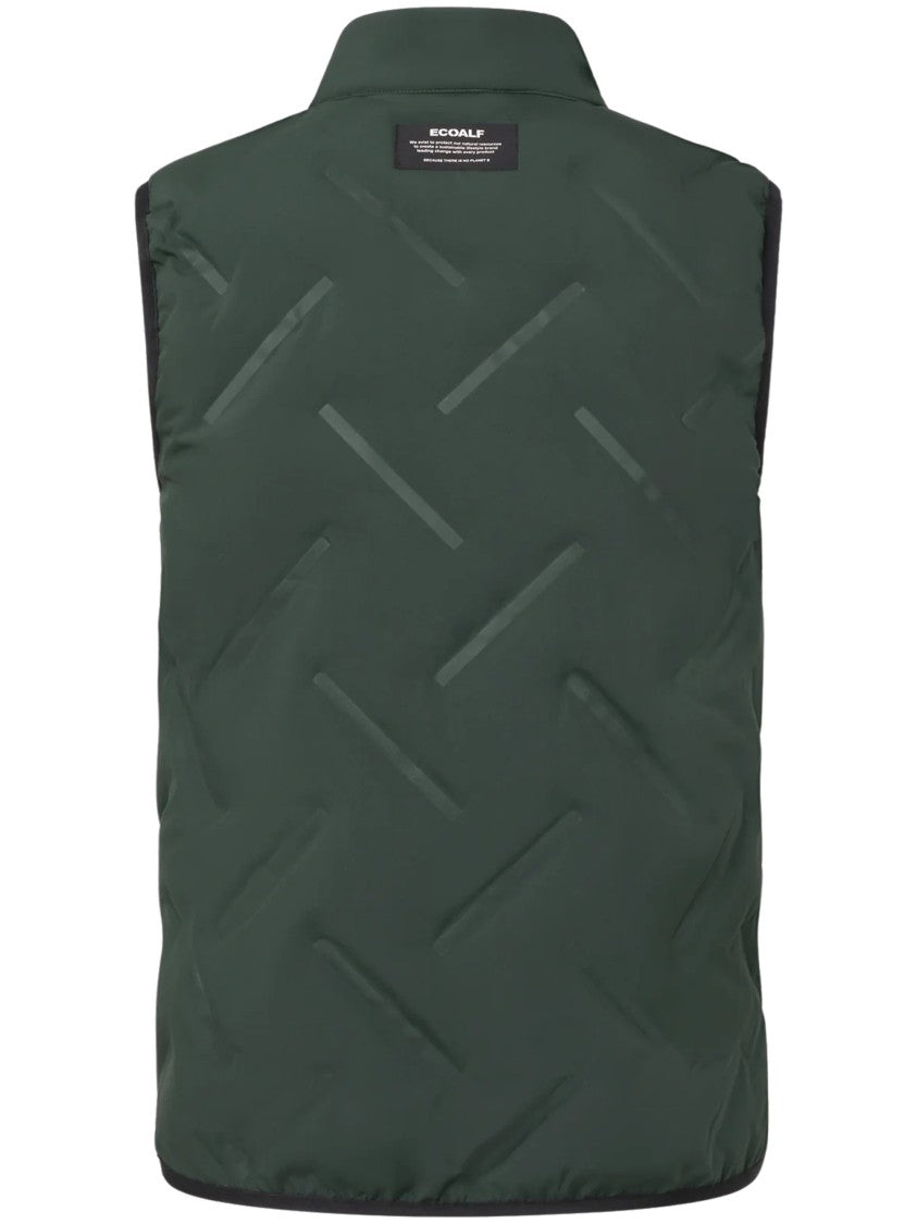 Ecoalf Santoño High Collar Padded Geometric Gilet