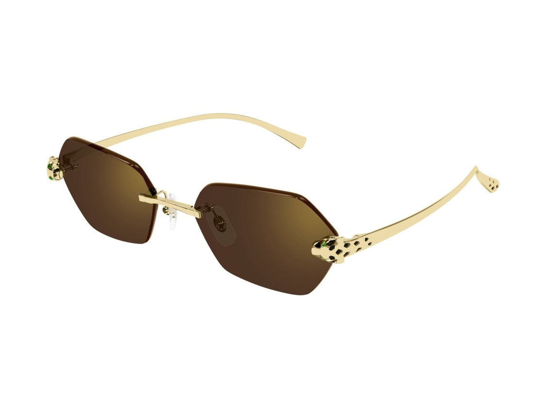 Cartier Ct0636s Rimless Oversized Sunglasses