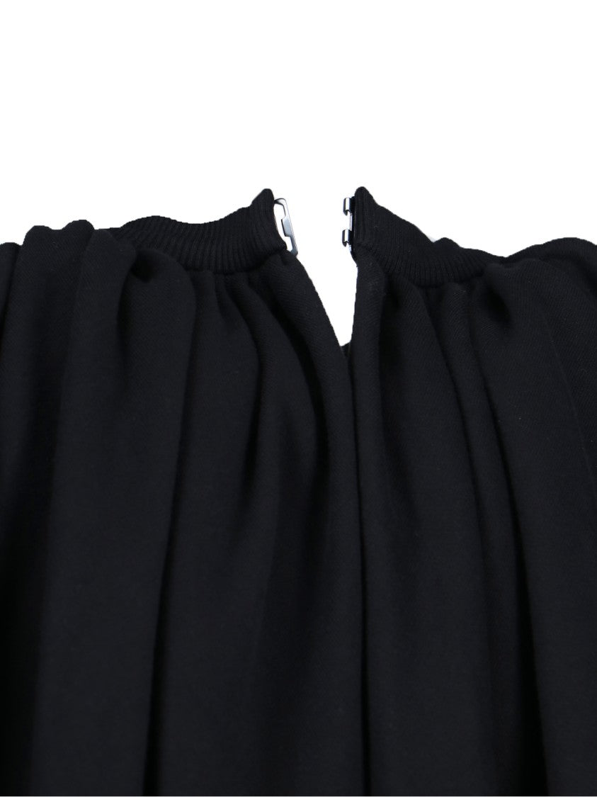 Duran Lantik Draped Maxi Dress – Black