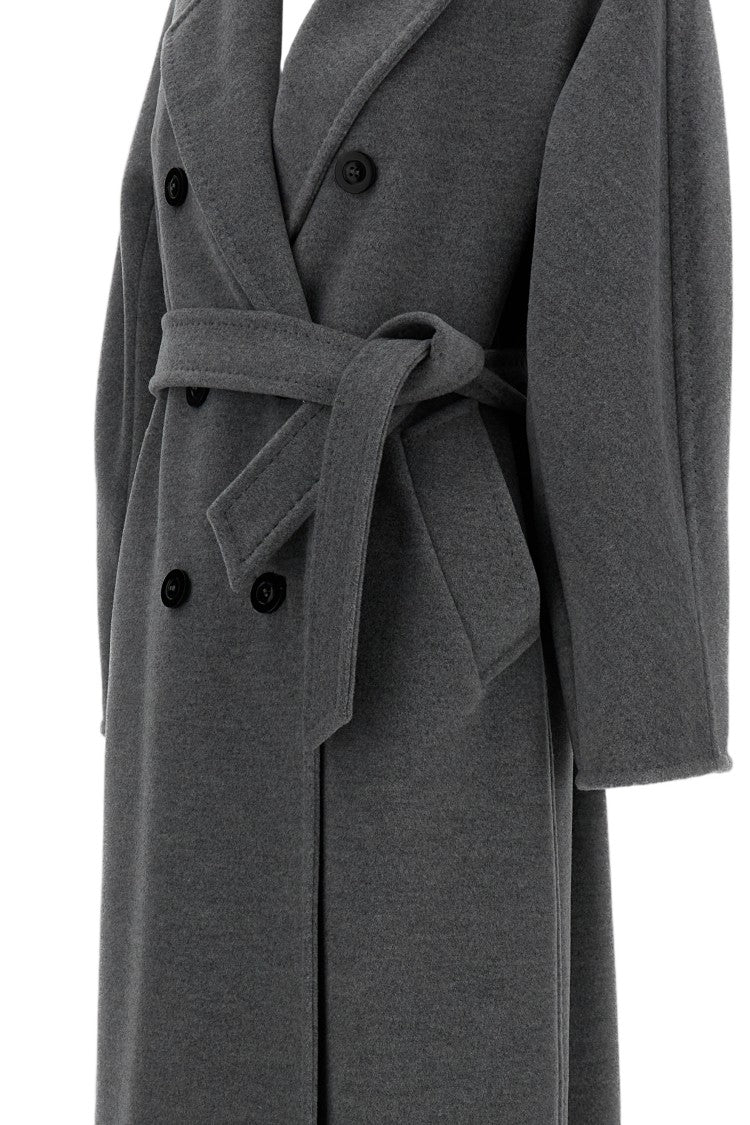 Max Mara Grey Madame Wool And Cashmere Coat