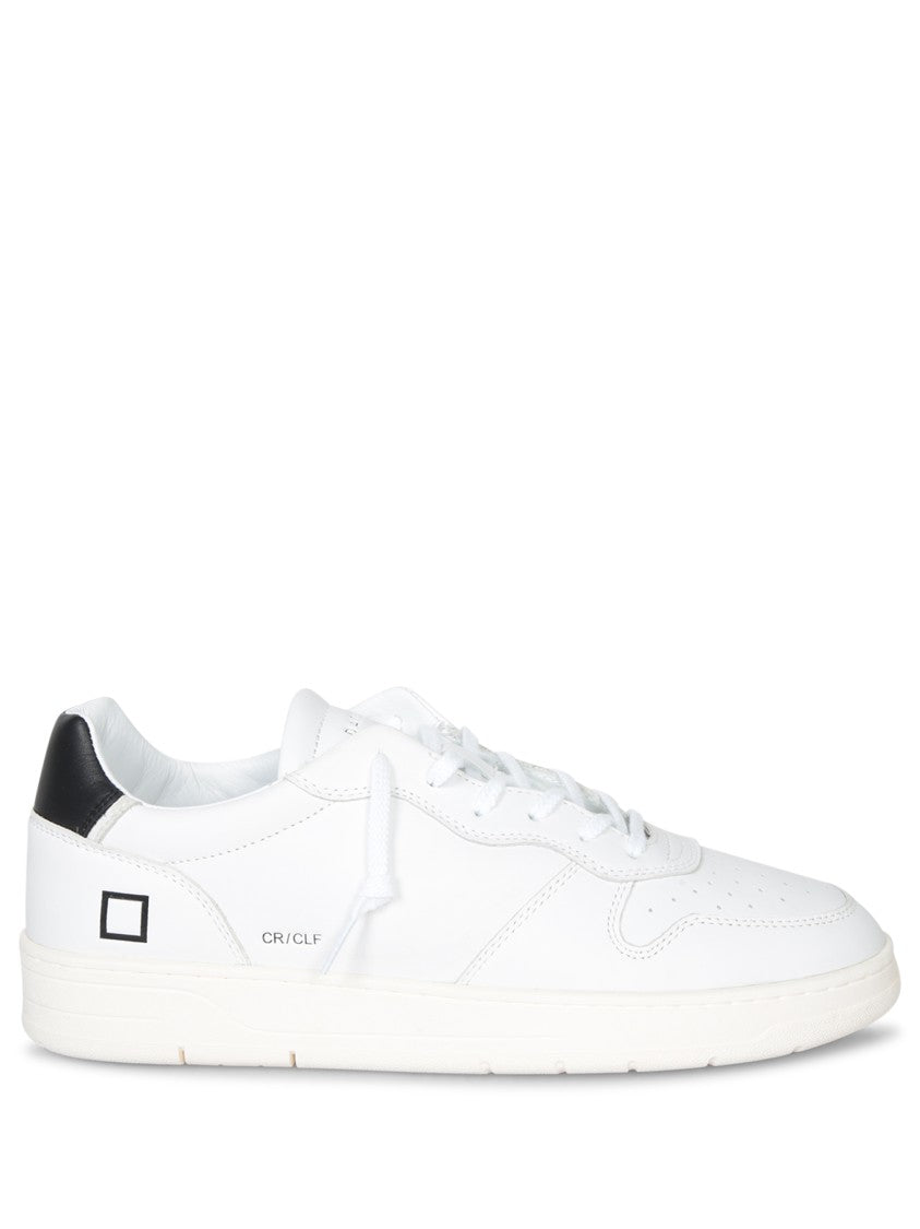 D.A.T.E White Leather Sneakers