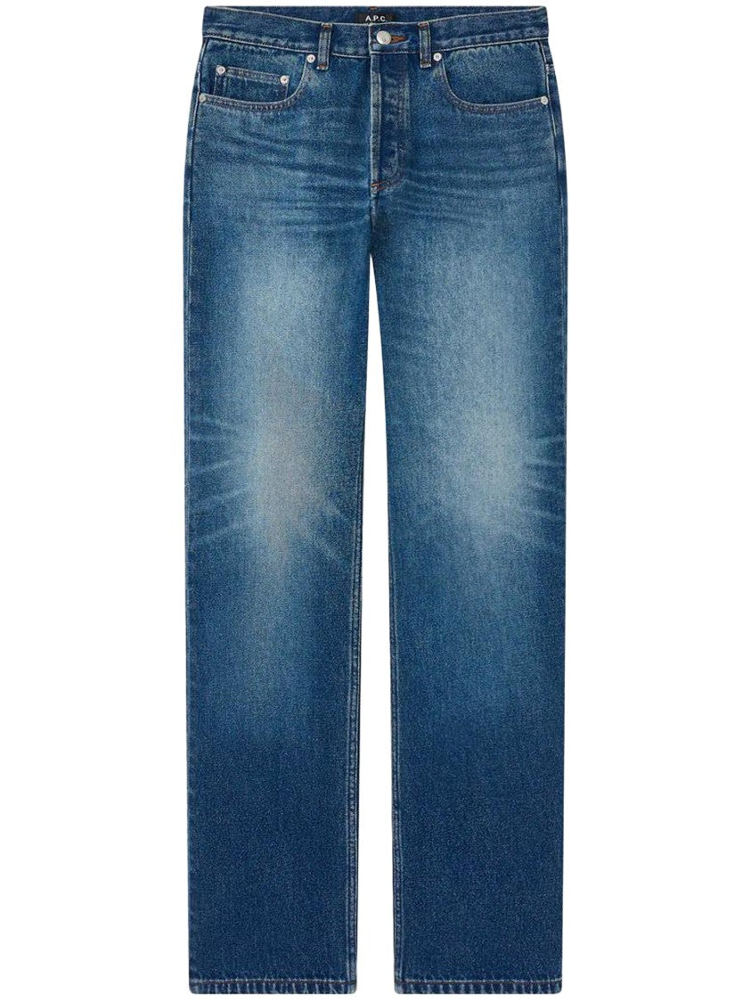A.P.C. Straight-Leg Denim Trousers With Classic Five-Pocket Styling