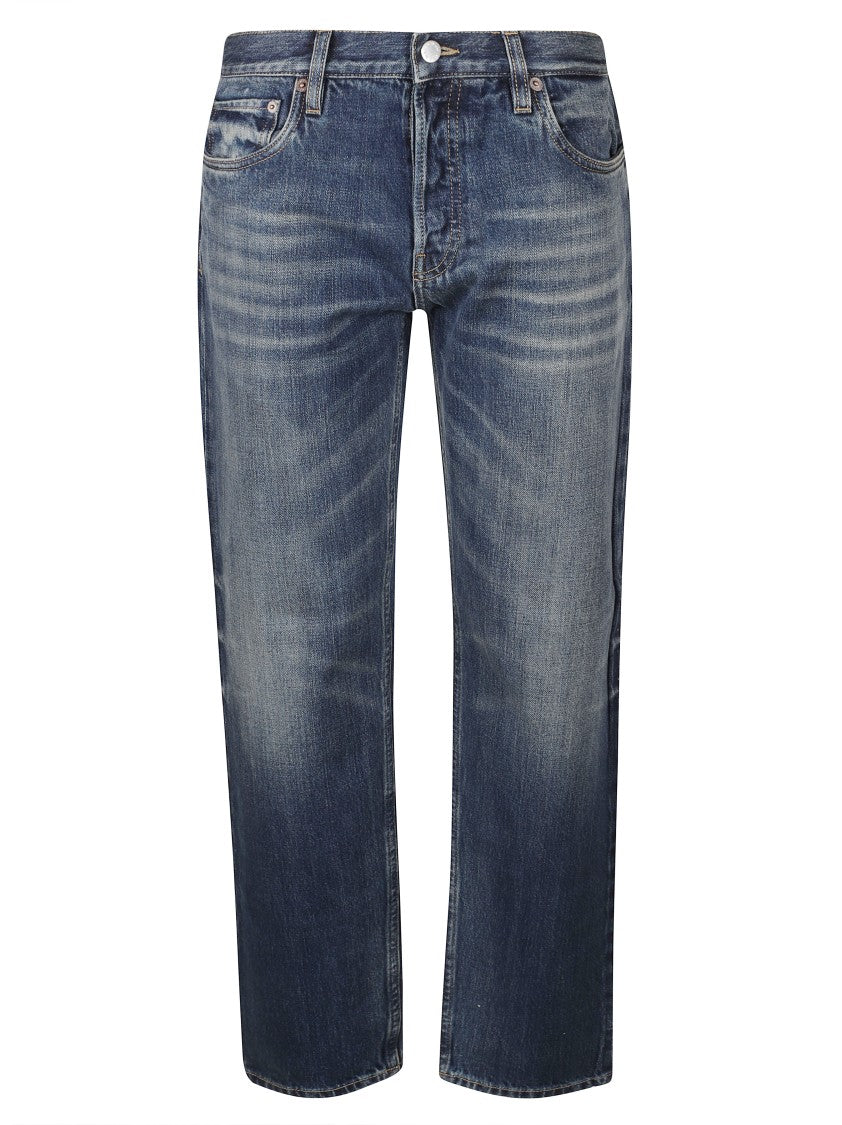 Prada Relaxed Fit Vintage Appeal Blue Jeans