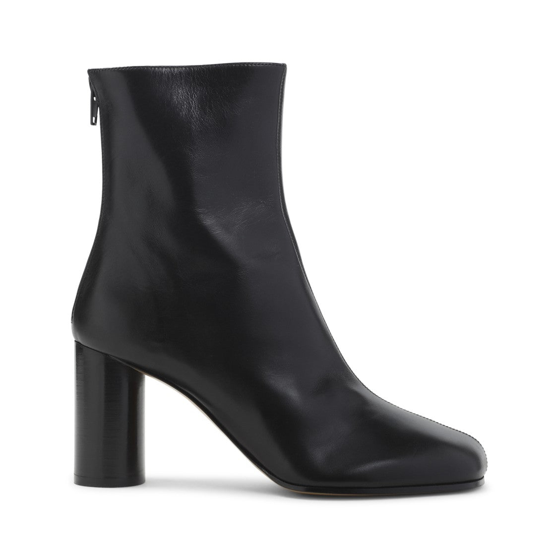 Phoebe Philo Smooth Leather Ankle Boots With Cylindrical Block Heel