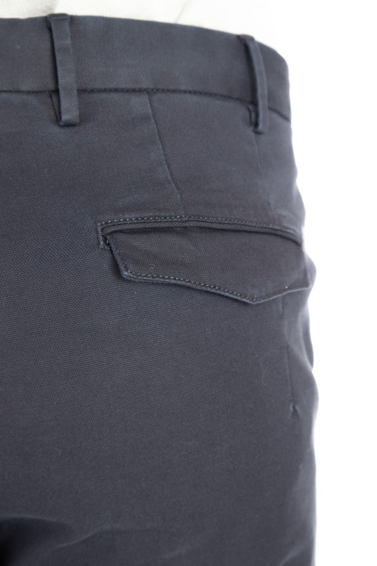 Pt Torino Micro-Structure Cotton-Lyocell Master Fit Trousers
