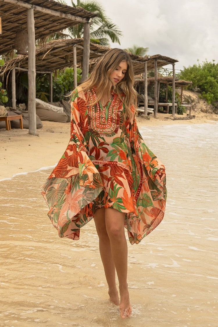 Miss June Aleida Short Caftan