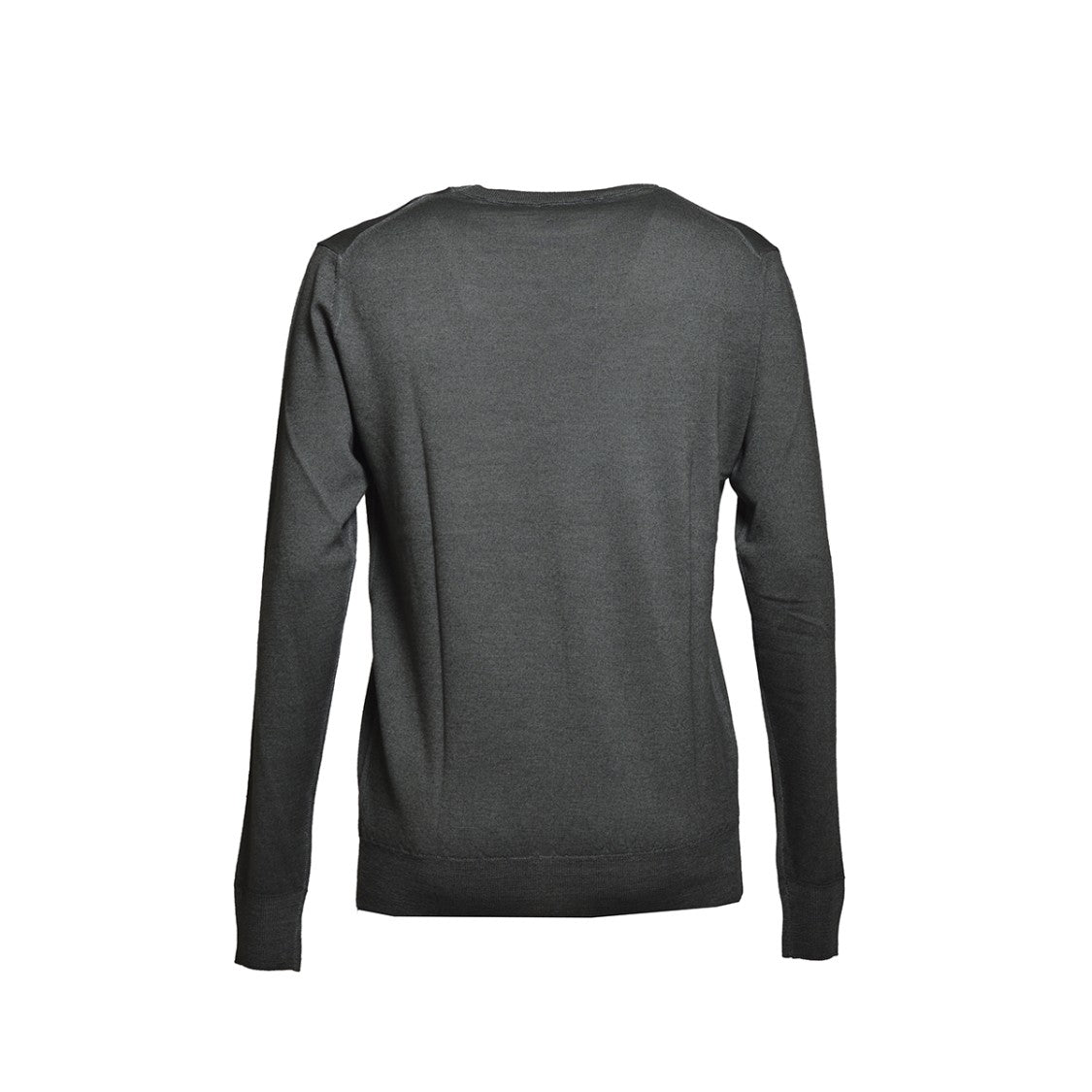 Aspesi Dark Grey Wool Crewneck Sweater