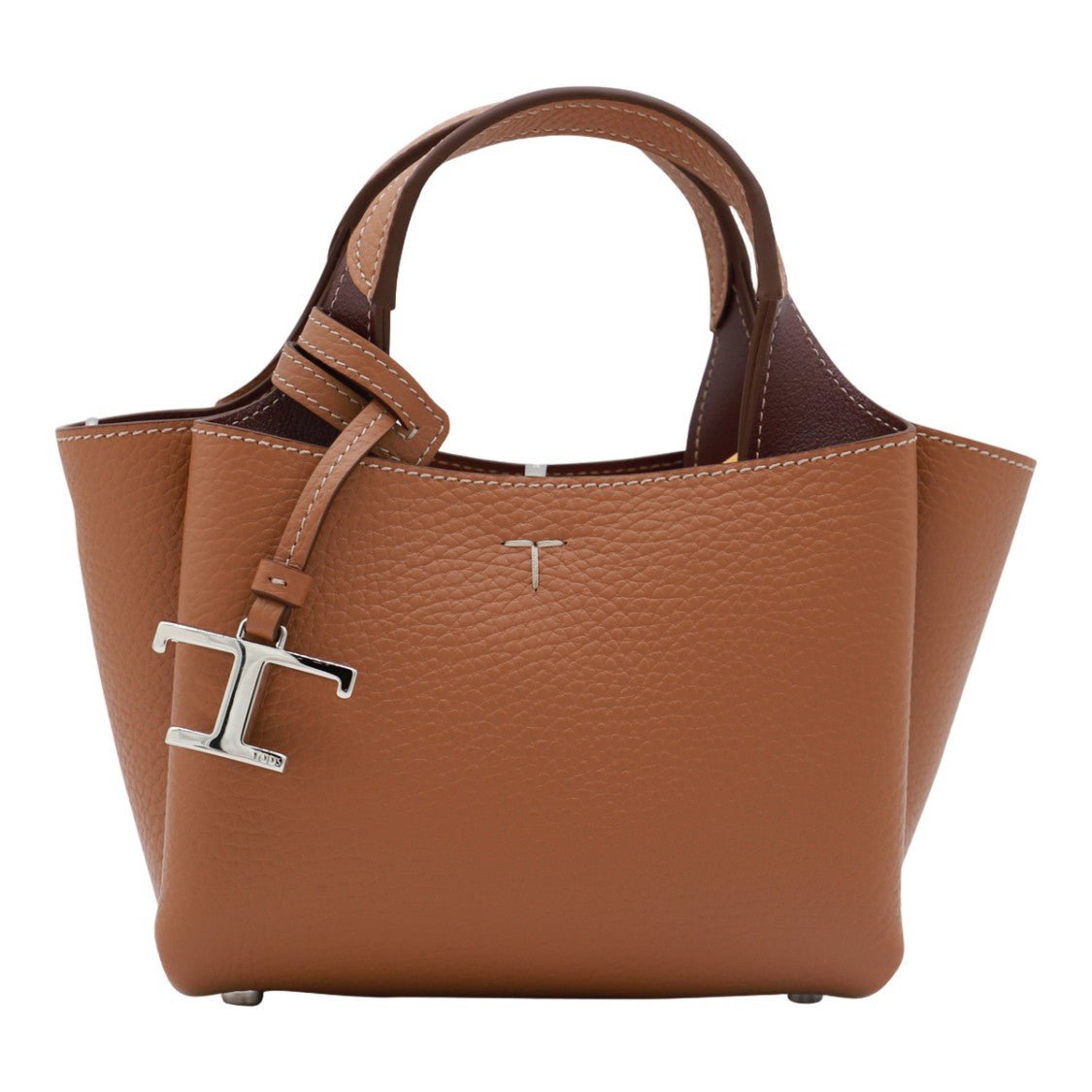 Tod's Structured Handbag With Pebbled Texture
