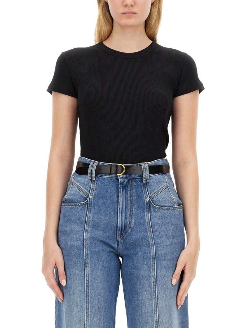 Isabel Marant Ribbed Cotton T-Shirt