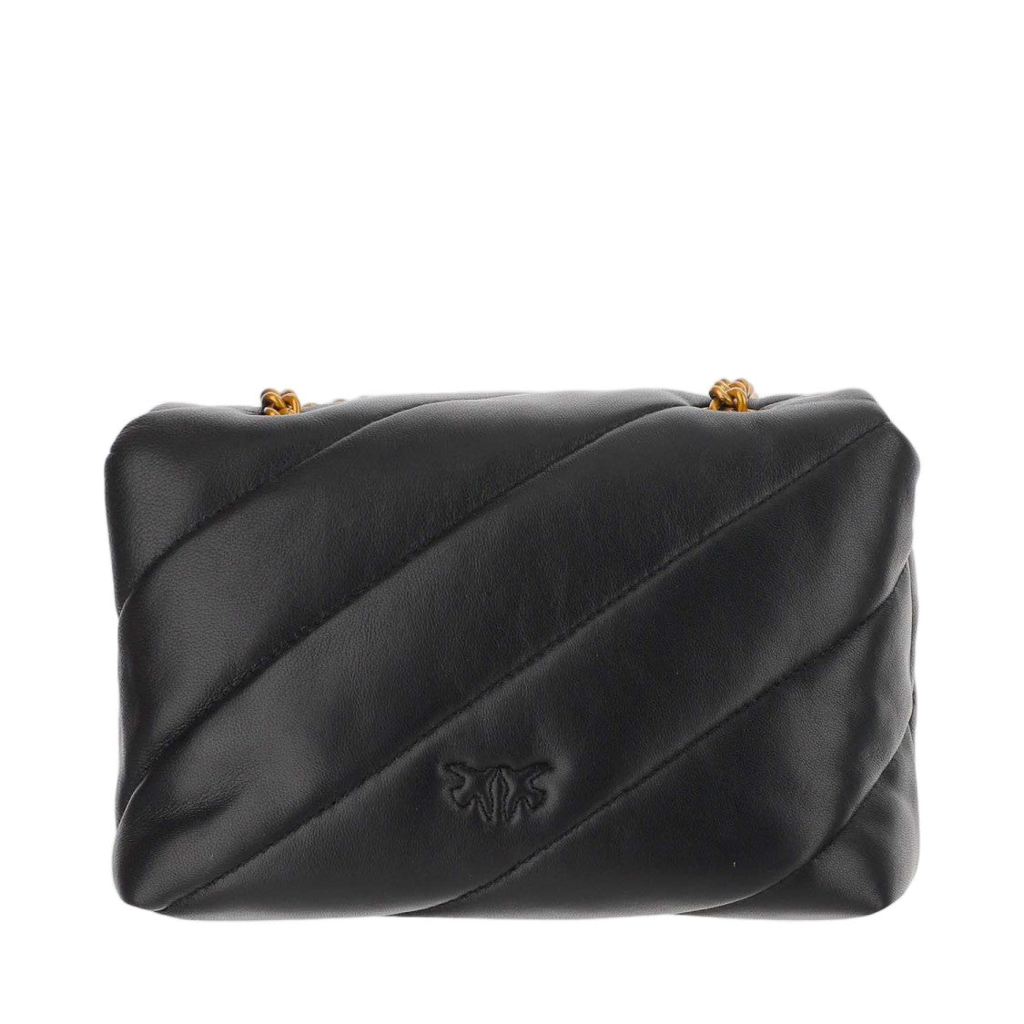 Pinko Quilted Nappa Leather Love Mini Puff Shoulder Bag