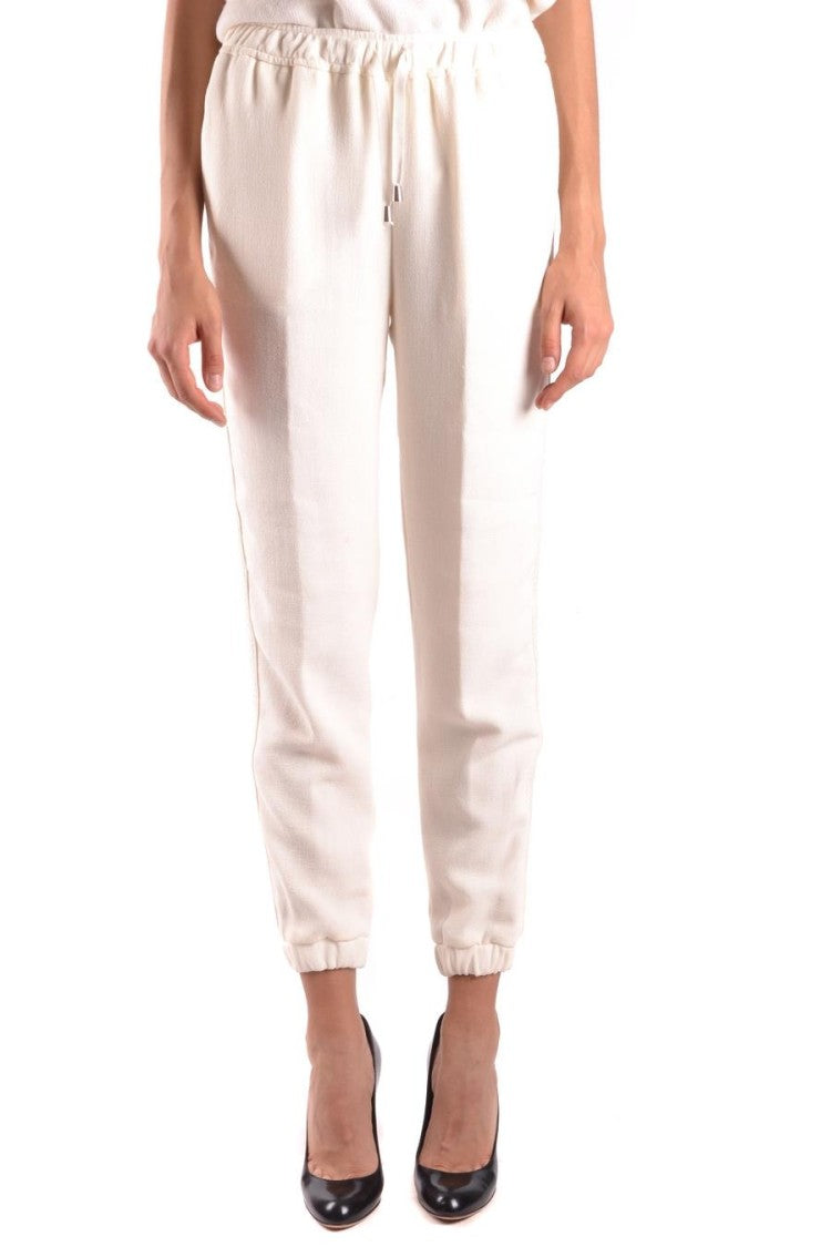 Ermanno Scervino Relaxed Fit Trousers With Elastic Waistband