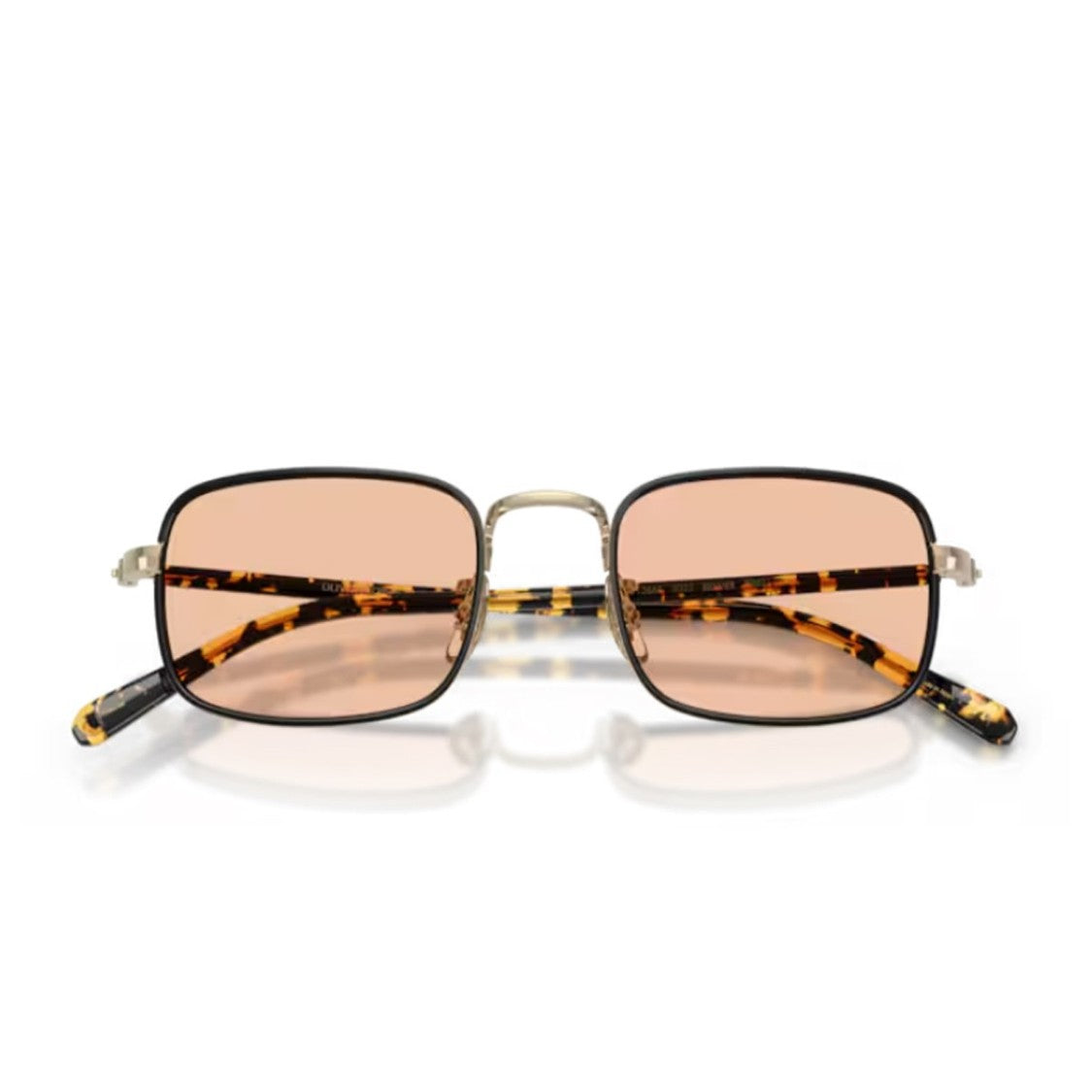 Oliver Peoples Antique Gold Brymer Ov1366t Titanium Rectangular Sunglasses