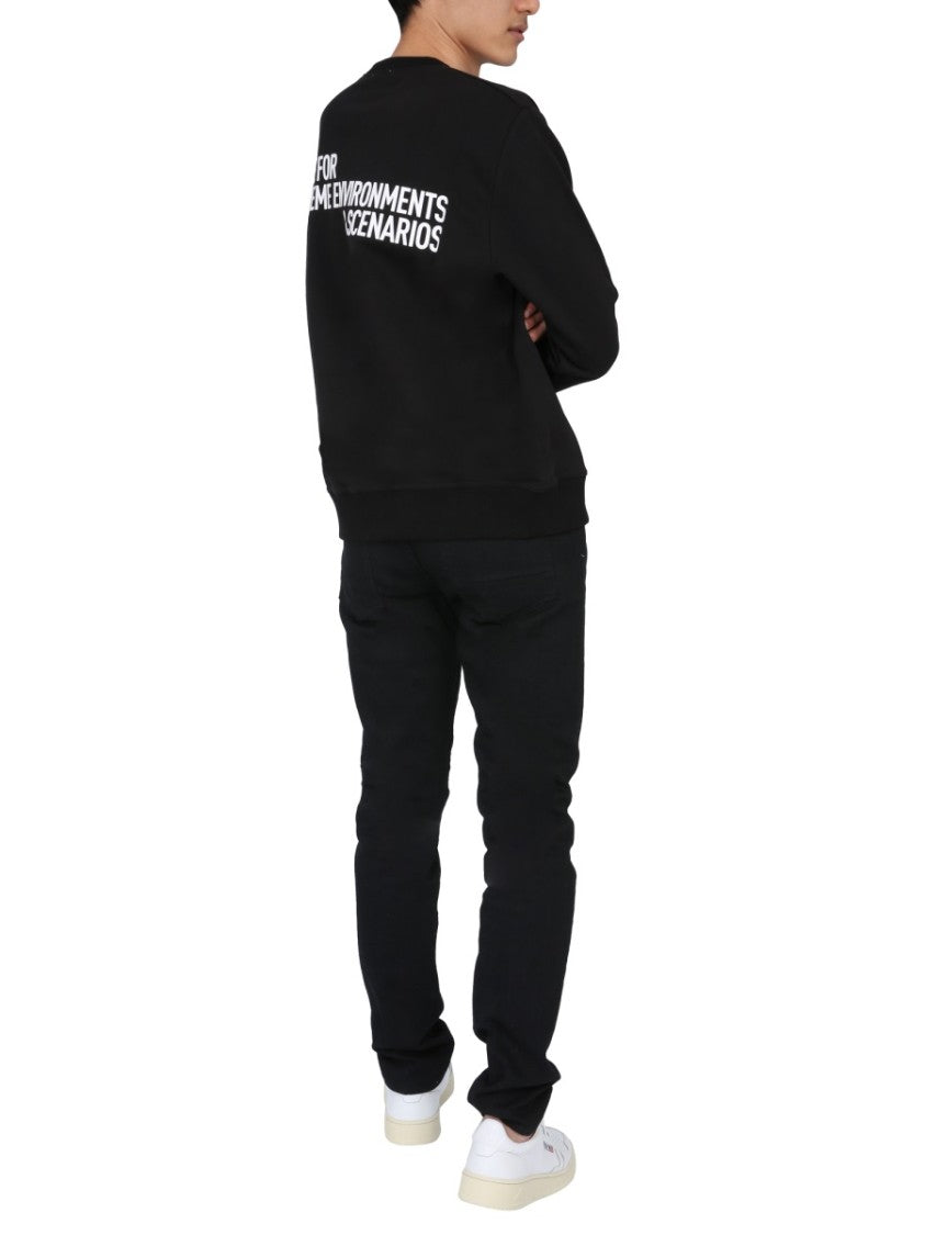 Ih Nom Uh Nit Crew Neck Sweatshirt With Ribbed Finish
