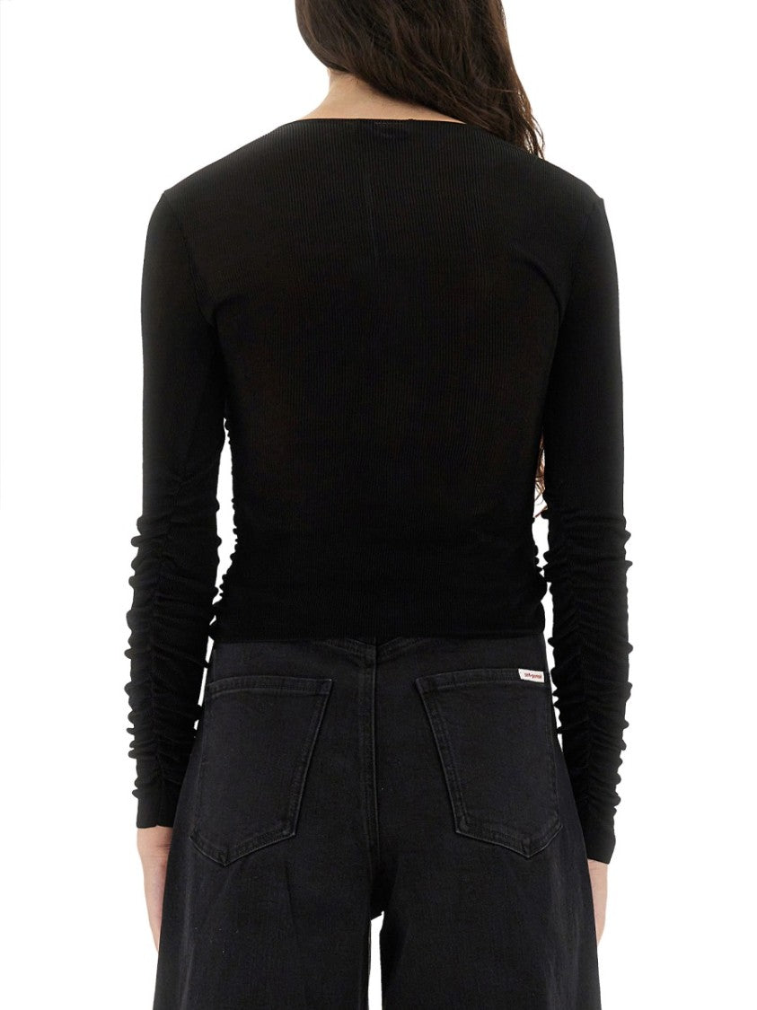 Self-Portrait Viscose Knit Top