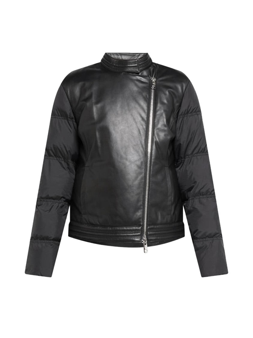 Emporio Armani Hybrid Leather Caban Jacket