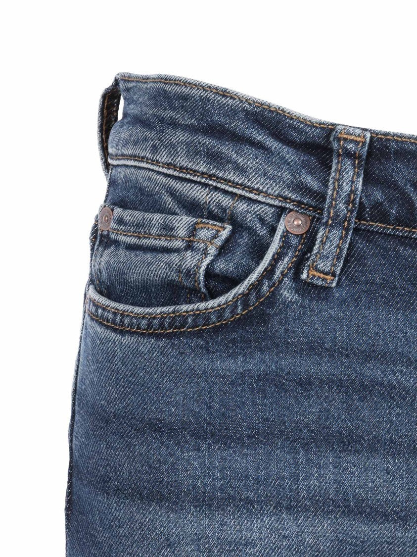 7 For All Mankind Roxanne Cisco Mid-Rise Jeans With Flared Leg