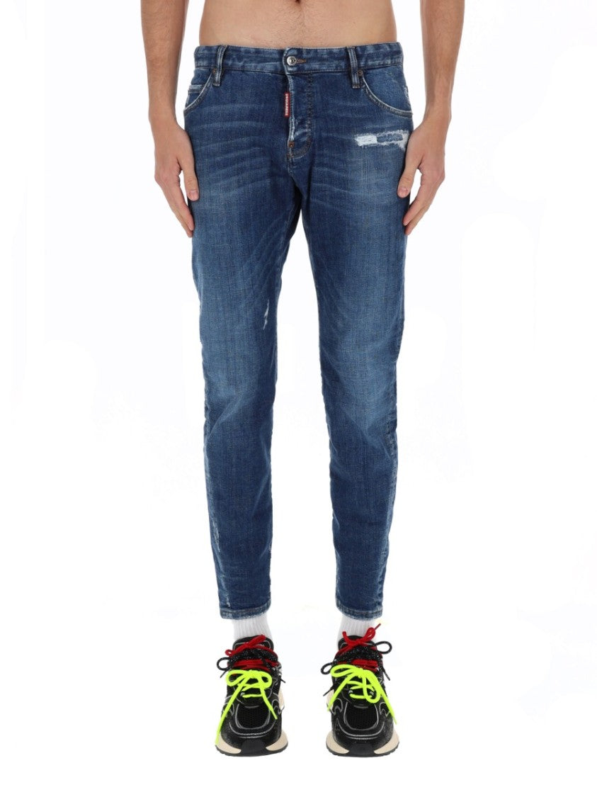 Dsquared2 Twist Slim Fit Distressed Jeans
