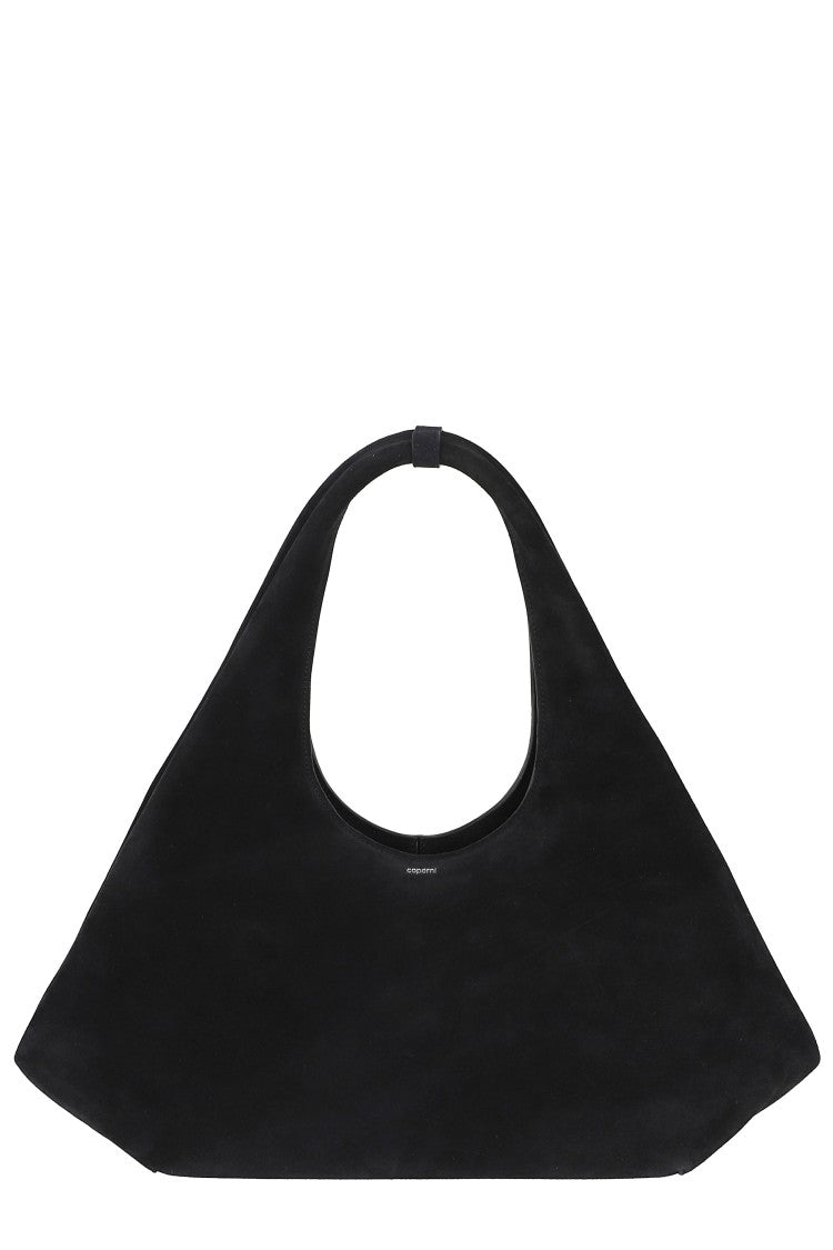 Coperni Black Folded Bag Suede Leather Shoulder Bag