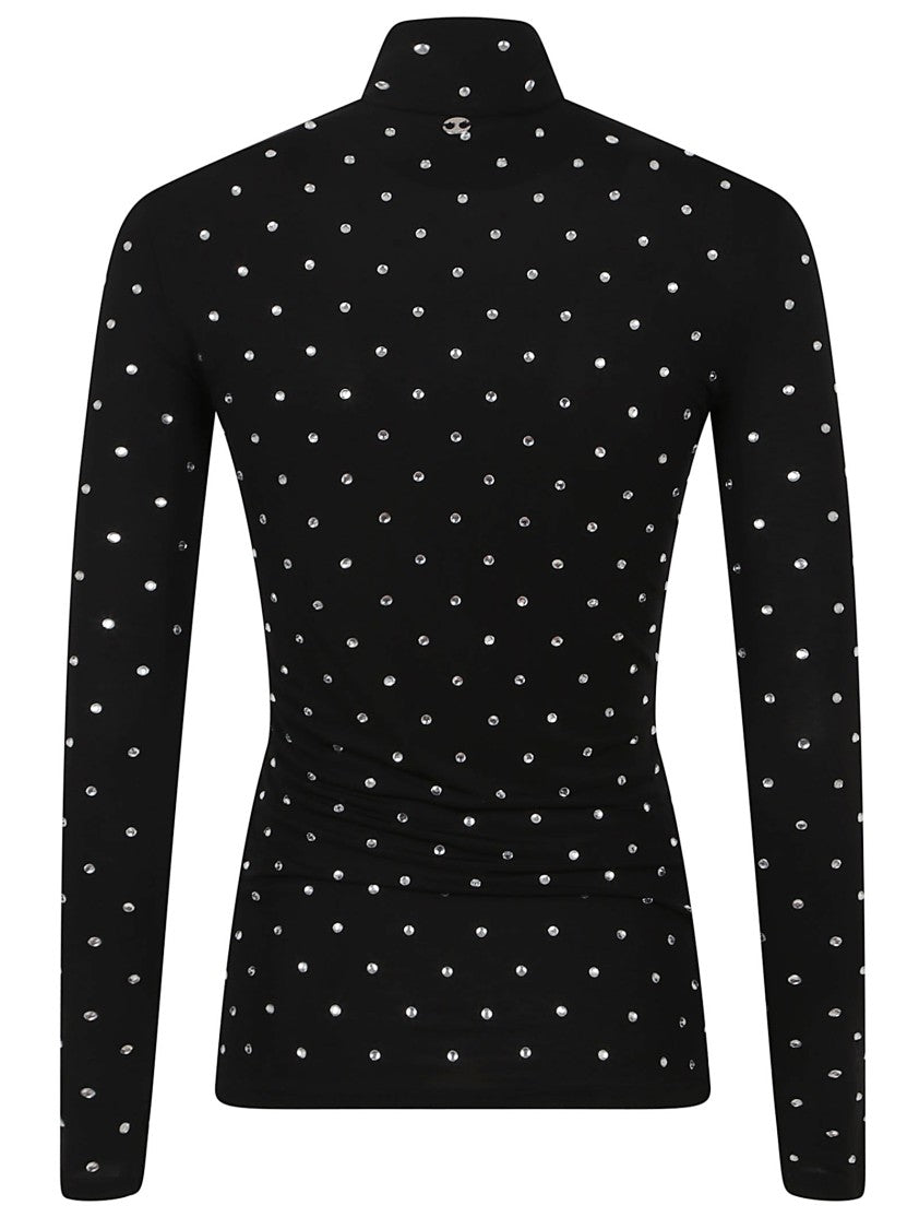 Paco Rabanne Black Haut Long Sleeve Top