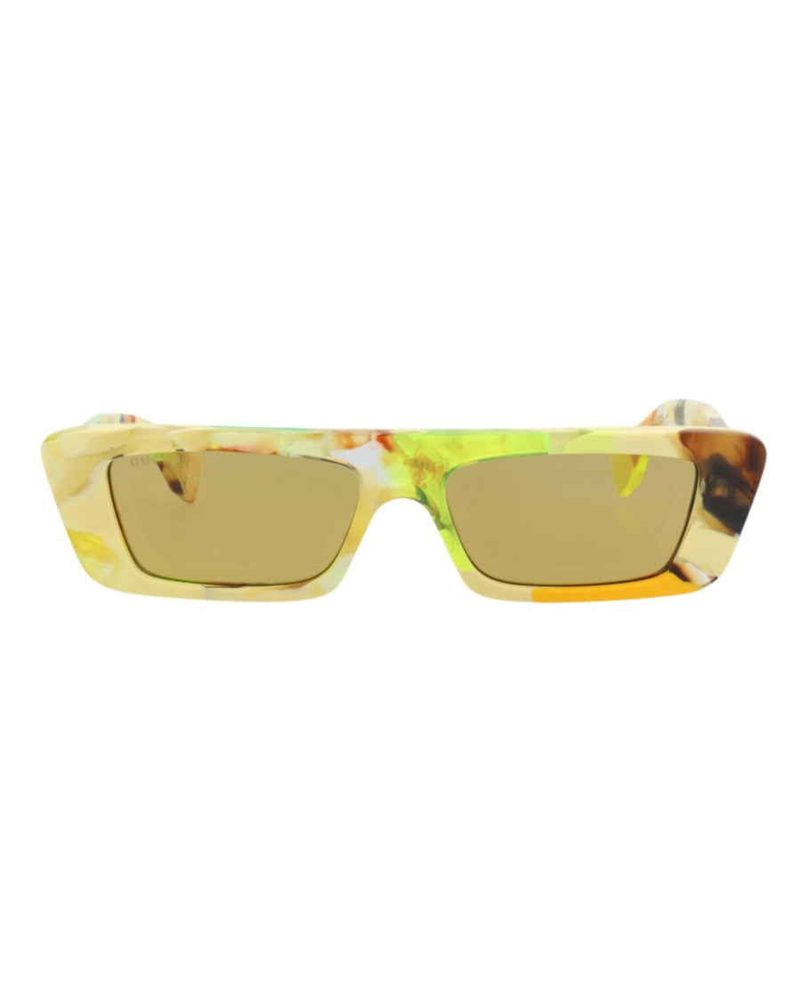 Gucci Square-Frame Recycled Acetate Sunglasses