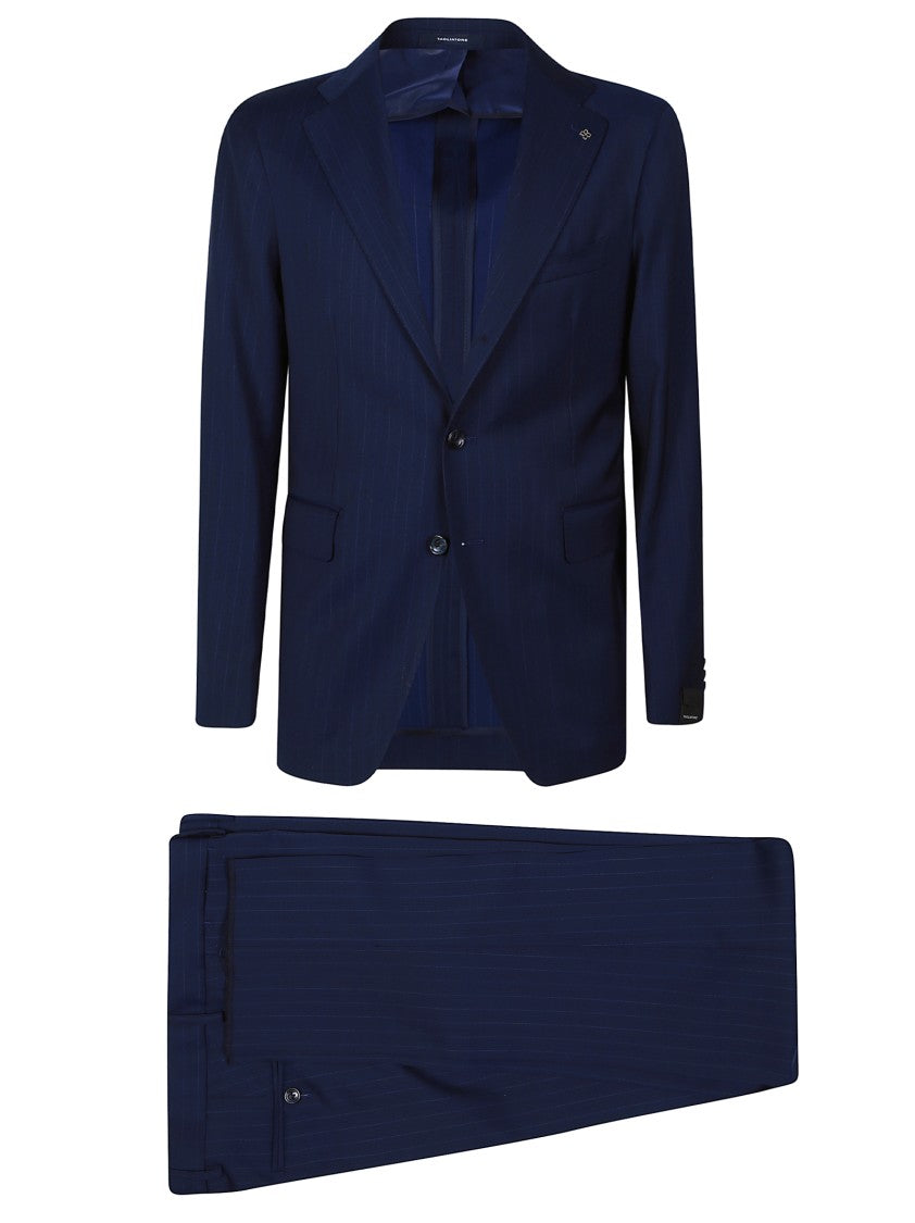 Tagliatore Bruce Virgin Wool Pinstripe Suit