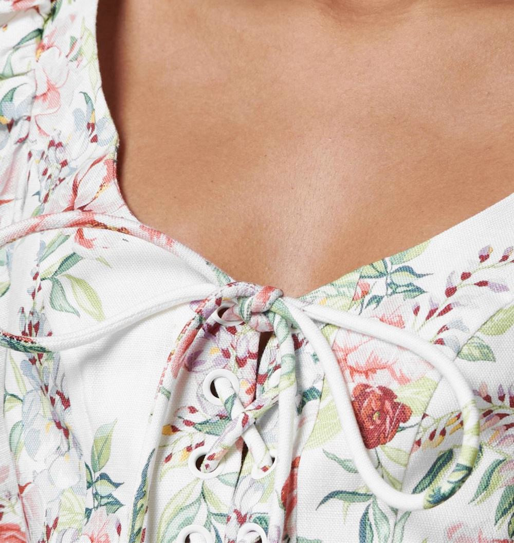 Zimmermann Bellitude Laced Crop Top