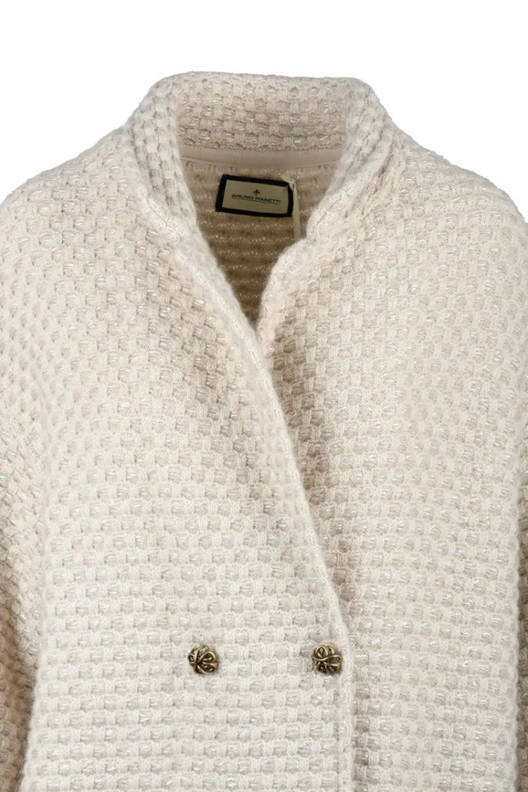 Bruno Manetti Knit Coat - Beige