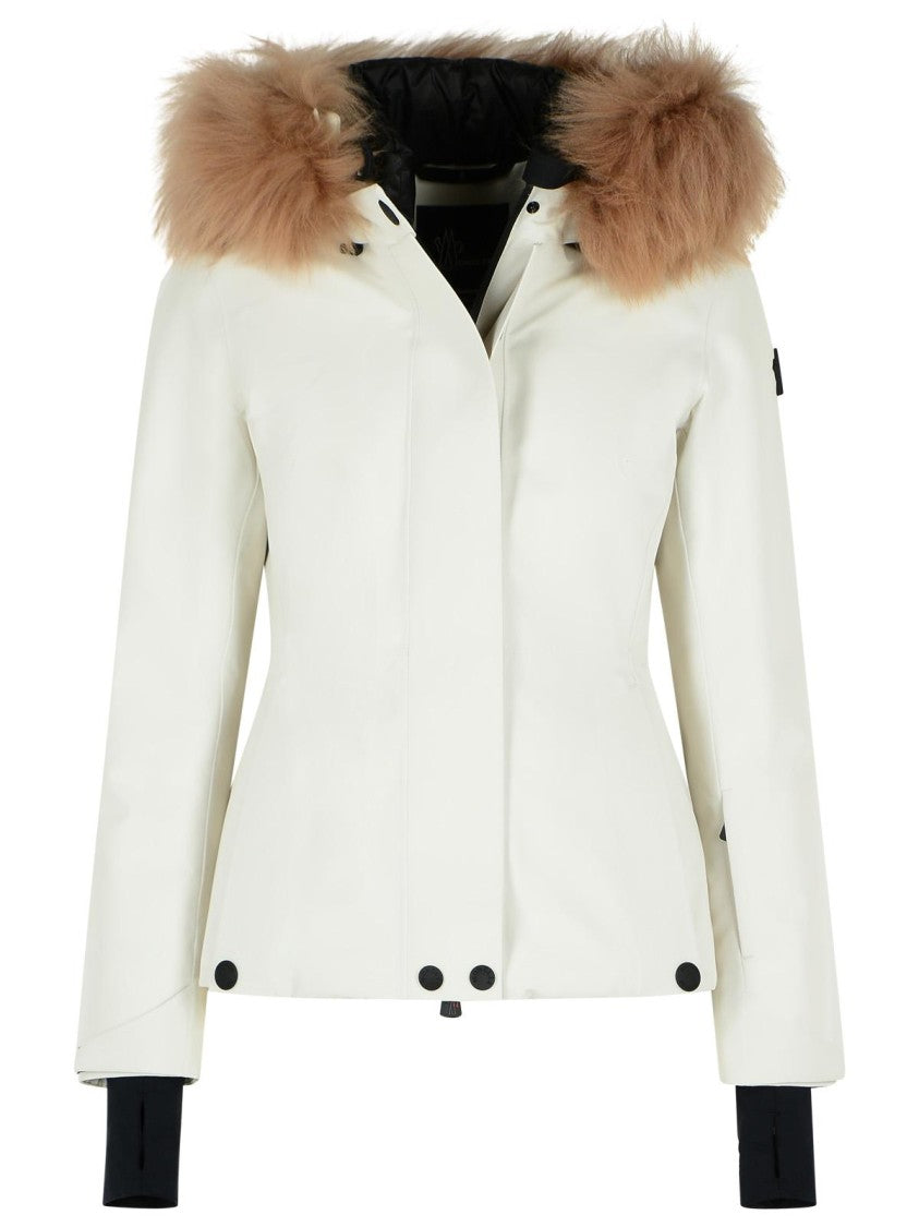 Moncler Grenoble Laplance Gore-Tex Ski Down Jacket With Shearling Hem