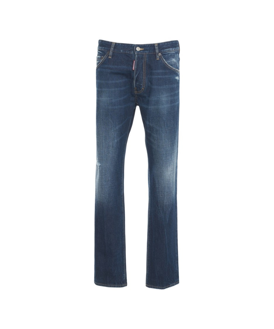 Dsquared2 Slim Fit Jeans With Classic Five-Pocket Design