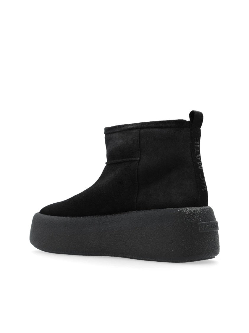 Vic Matié Grey Ankle Boots