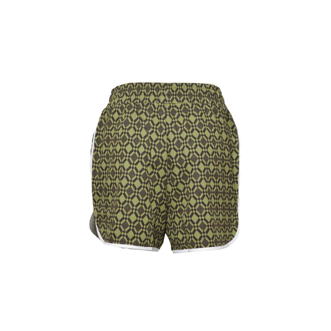Wales Bonner Olive Green Jacquard Cotton Power Bermuda Shorts