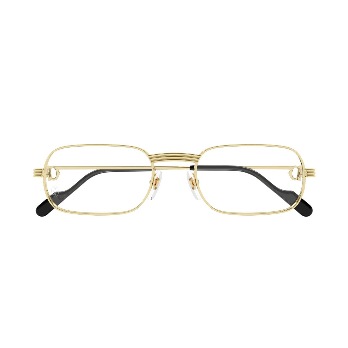 Cartier Ct0556o Rectangular Metal Eyeglasses