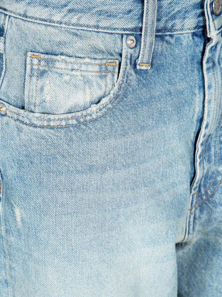 Cycle Zoe Straight Leg Broken Vintage Jeans