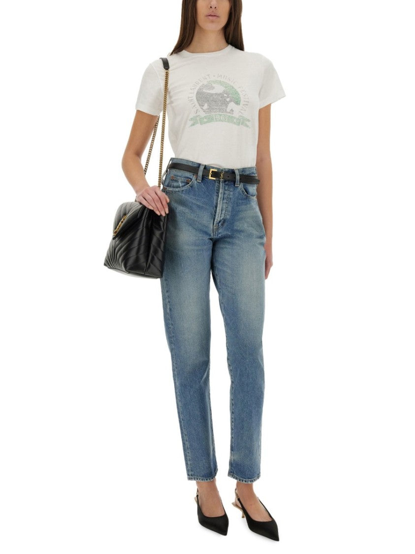 Saint Laurent "Music Festival" T-Shirt