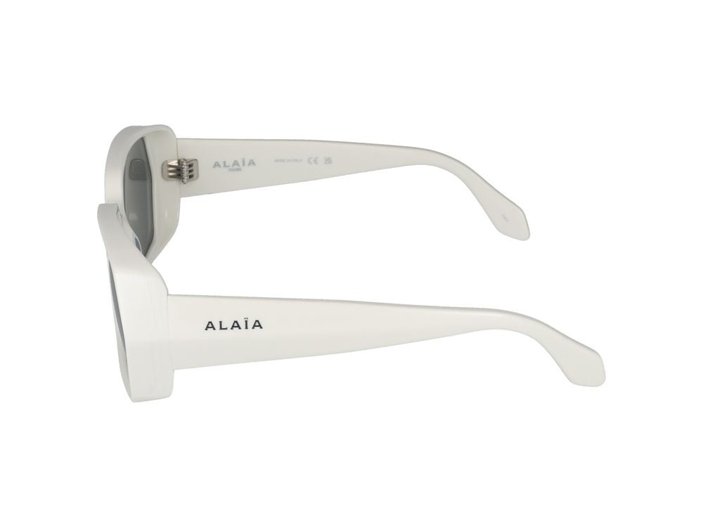 Azzedine Alaïa Sunglasses Azzedine Alaia Aa0082s 002 White White Grey 60/16/135