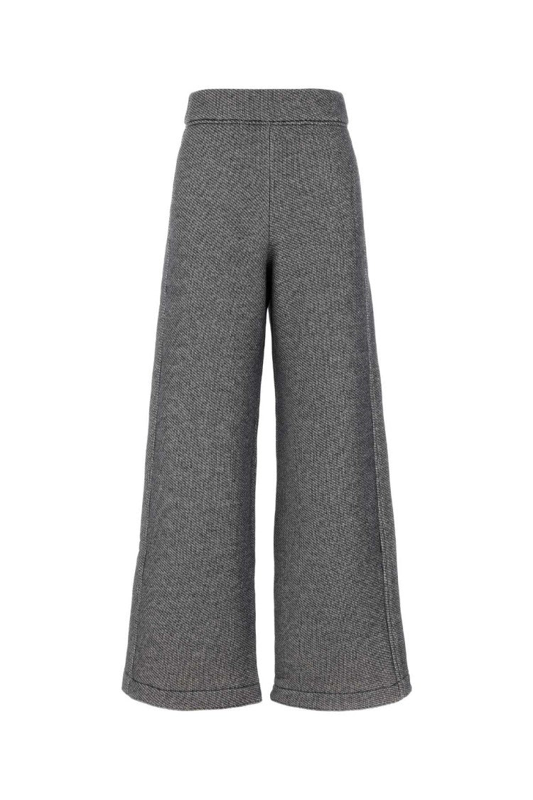 Max Mara Two-Tone Cotton Blend Tay Wide-Leg Pant