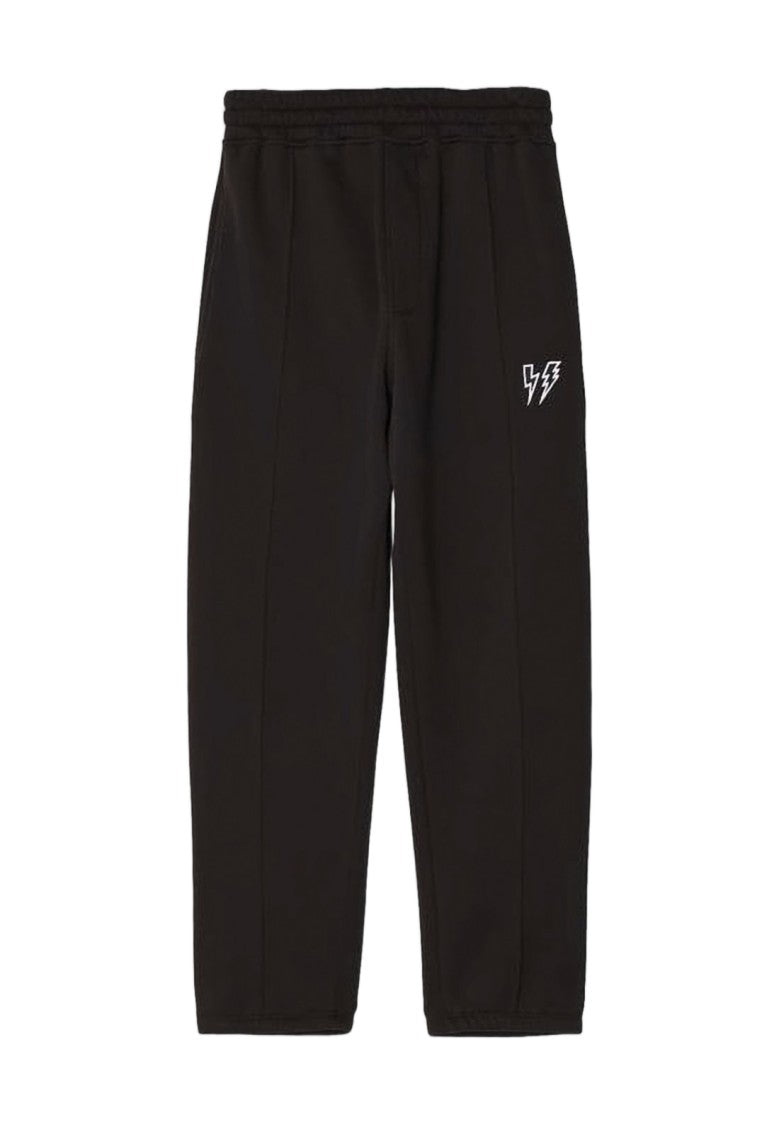 Neil Barrett Relaxed Jogger Pants With Lightning Bolt Accent