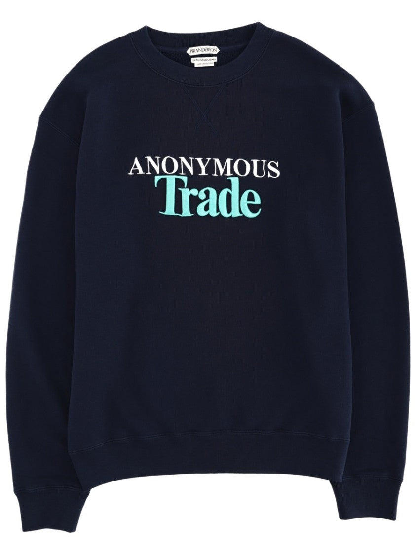 J. W. Anderson Anonymous Trade Print Cotton Sweatshirt