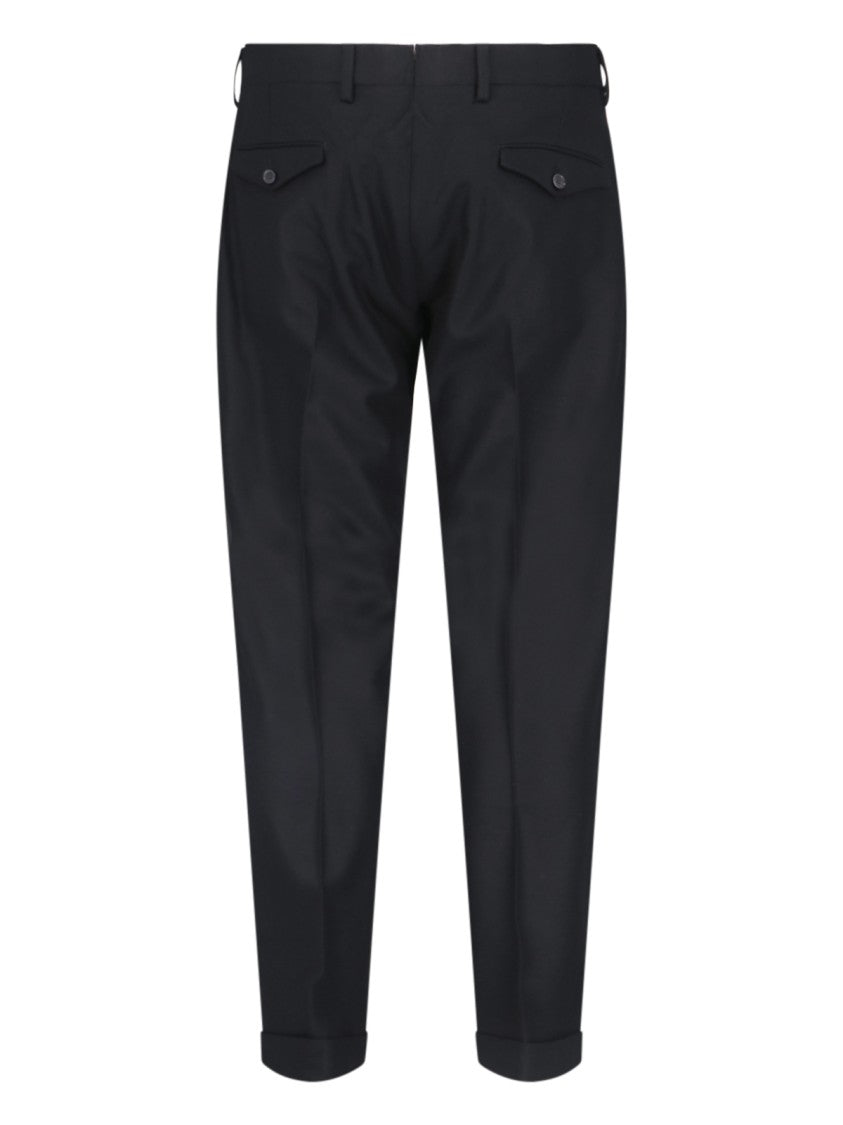 Briglia Slim-Fit Virgin Wool Trousers