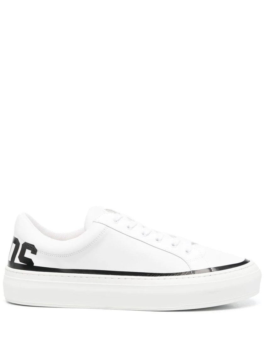 Gcds Leather Logo Sneakers